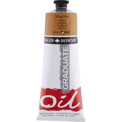 Daler Rowney Graduate Маслена боя Yellow Ochre 200 ml 1 бр (117200663)