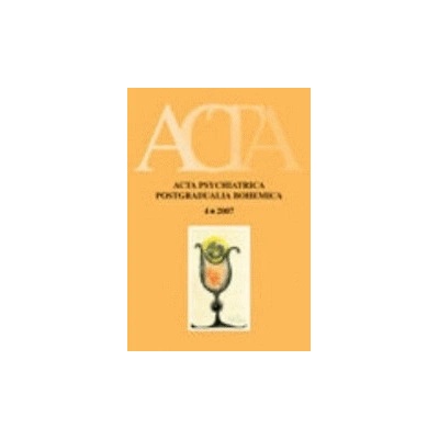 Acta psychiatrica postgradualia bohemica 4/2007 - Jiří Beran