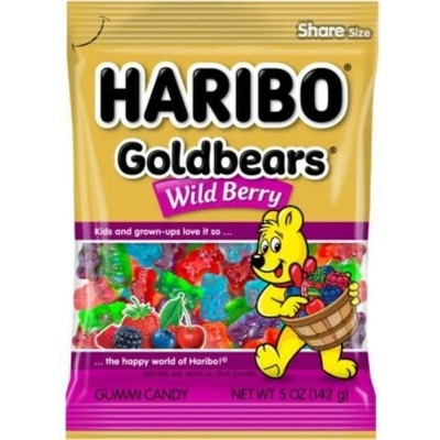 Haribo goldbaren wild berry 80 g