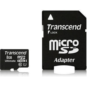 Transcend microSDHC Ultimate 8GB C10/U1 TS8GUSDHC10U1
