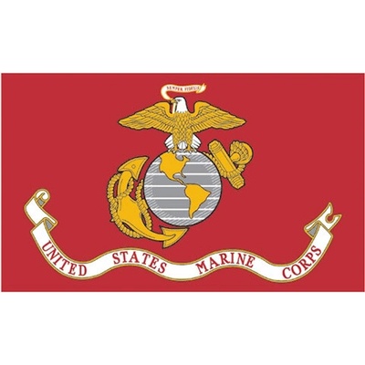 Zástava U.S. Marine Corps ČERVENÁ