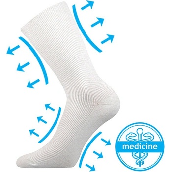 Lonka ponožky Oregan bílá
