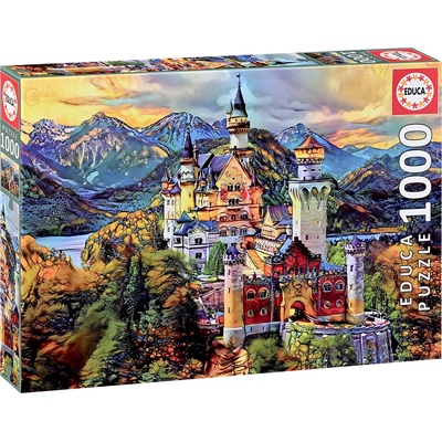 Educa Пъзел Educa от 1000 части - Замъкът Нойшванщайн (EDU19933)
