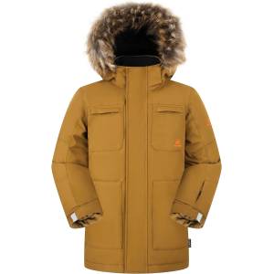 Kamik Детско яке парка Kamik Kid's Enzo Parka - Toffee - размер 116 (EU) (703-6104-0515)