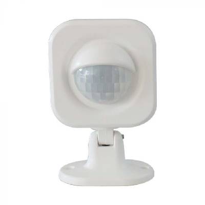 WiFi PIR senzor 2xAAA dosah 2-8m 120 ° (app V-TAC smart light) kompat. s Google Home a Amazon Alexa bílý