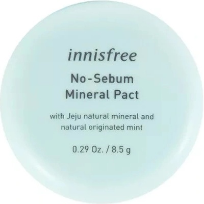 Innisfree No Sebum Mineral Pact Kompaktný minerálny púder 8,5 g