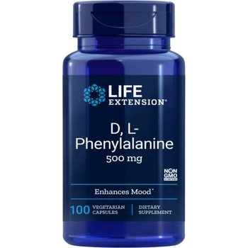 Image 1 of Life Extension D, L-Phenylalanine 500 mg [100 капсули]