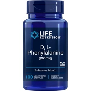 Life Extension D, L-Phenylalanine 500 mg [100 капсули]