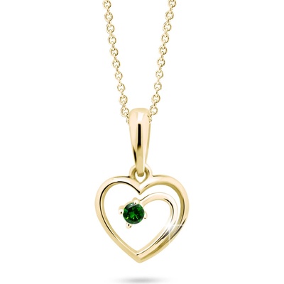 Cutie Diamonds prívesok zo žltého zlata so smaragdom DZ6300 1602 40 SM X L1
