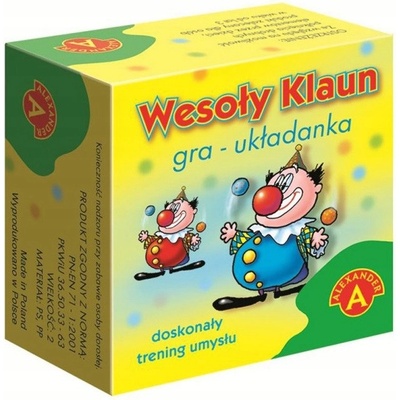 Hlavolam Puzzle Veselý klaun 9 kartiček