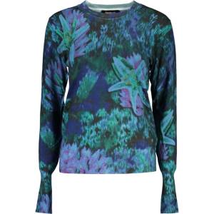 Desigual Дамски пуловер desigual, Размер m, Цвят Синьо (26swjf36_bl4031)