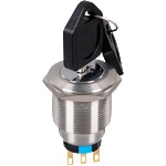 ELMARK ПРЕВКЛЮЧВАТЕЛ 2ПОЗ С КЛЮЧ 22y2 1no+1nc ip65 ЧЕРВЕН (401551)
