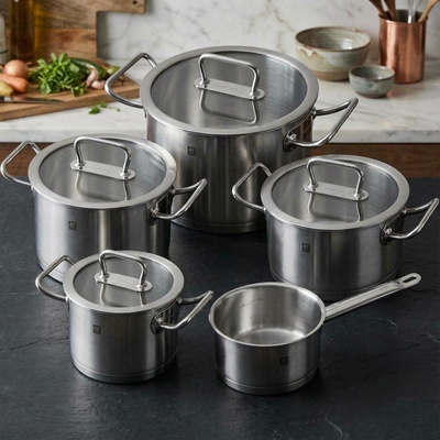 Zwilling Pro sada 5 nerezových hrnců s pokličkami