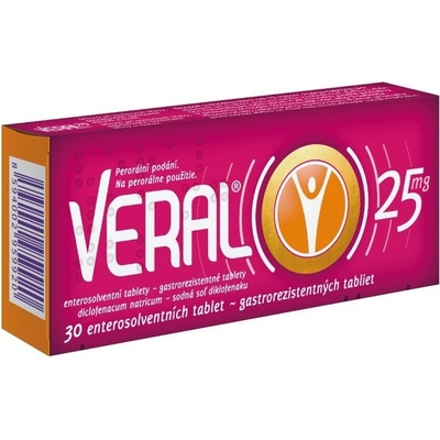 Veral 25 mg tbl.ent.30 x 25 mg