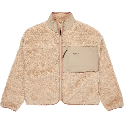 Element Дамско поларено яке Element Women's Oak Sherpa Fleece jacket - Oat Milk (105-7159-0214)