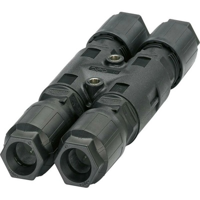 Phoenix Contact QPD H 4PE2,5 4X9-16 BK 1406369 rozvádzač pre guľatý faston, 1 ks