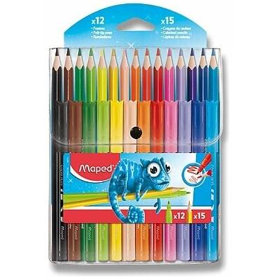 Maped Color'Peps Ocean sada 12 fix + 15 pasteliek