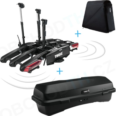 Thule Epos ParkSecure 3 + box Thule Santu + taška 9793