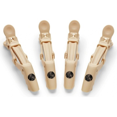 MY štipce Jawclip Dessert Beige 4 ks - dĺžka 9 / 11,5 cm