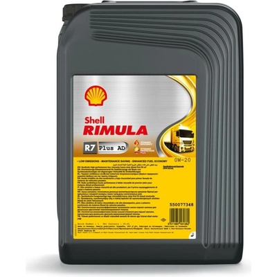 Shell Rimula R7 Plus AD 0W-20 20 l