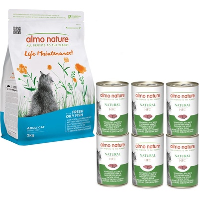 Almo Nature Functional tučné ryby a ryža 2 kg