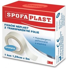 3M Spofaplast 431 Fixačná náplasť z transparentnej fólie 1 ks: 1,25 cm × 5 m