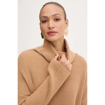 MAX&Co. Kašmírový svetr s golfem 2428369984200 béžová