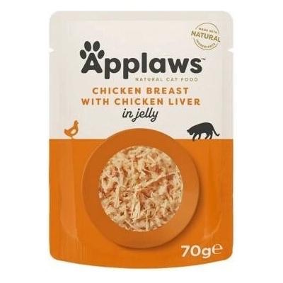 Applaws kapsička cat kuře a játra jelly 16 x 70 g