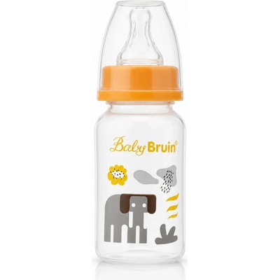 Baby Bruin dojčenská fľaša plast žltá 120 ml