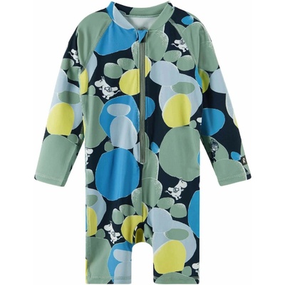 Dětský softshellový overal Reima Moomin Sandig Stone Green