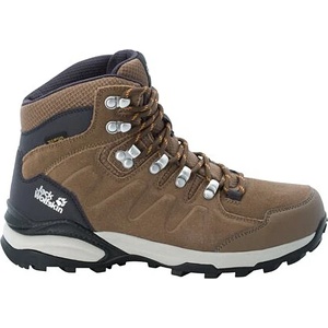 Jack Wolfskin Дамски туристически обувки Jack Wolfskin Women's Refugio Texapore Mid Walking boots - Brown / Apricot - размер 37, 5 (EU) (119-0491-0313)