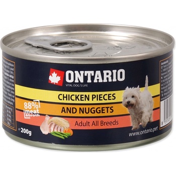 Ontario Adult kuřecí kousky & nugety 6 x 200 g