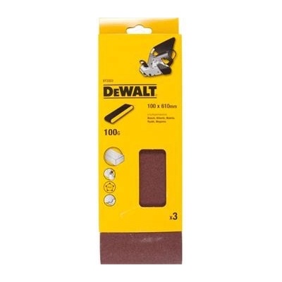 DeWALT DT3323 Víceúčelový brusný pás - 100G - 100 x 610 mm 3ks