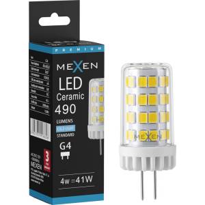 Mexen Oris LED крушка G4, 4W, Студена - 6500K, 490 lm - L115-G4-0465-01 (L115-G4-0465-01)