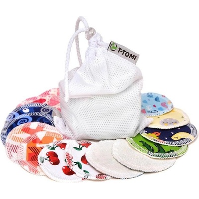 T-Tomi Make up Removal Pads Set Soft 2 Weeks Laundry Wash Bag 7 ks