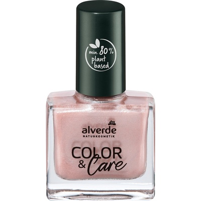 alverde NATURKOSMETIK lak na nehty Color & Care 160 Elegant Pearl 10 ml