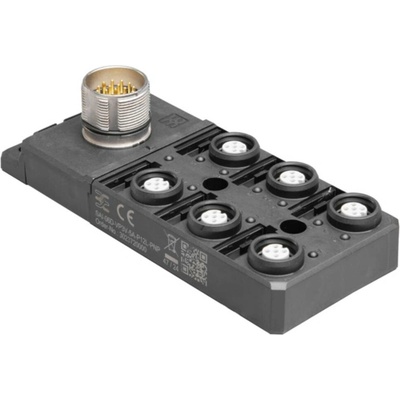 Weidmüller SAI-06D-VP3V-4A-P12L-PNP rozdeľovač a adaptér pre senzory - aktory, 3023690000, piny: 4, 1 ks