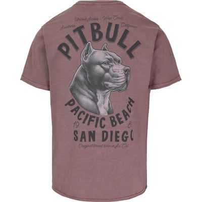 PitBull West Coast pánské triko Pacific burgundy