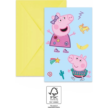 Image 1 of Procos Покани Пепа Пиг 6 бр