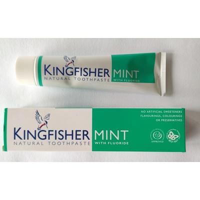 Kingfisher zubní pasta Máta bez fluoridu 100 ml