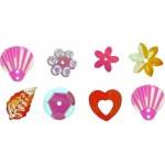 TITANUM Confetti Craft-Fun set of 8 designs 8x4g