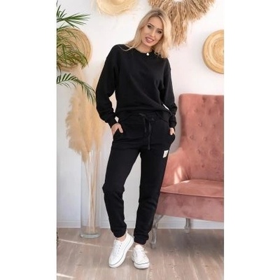 Lou dámske teplákové nohavice black