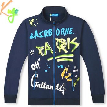 Kugo MM1741 Chlapčenská mikina tmavo modrá