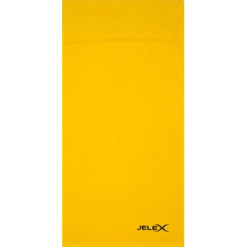 JELEX Хавлиена кърпа JELEX 100FIT Fitness Towel with Zipped Pocket yellow