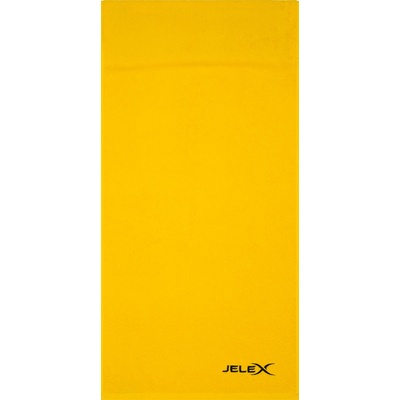JELEX Хавлиена кърпа JELEX 100FIT Fitness Towel with Zipped Pocket yellow