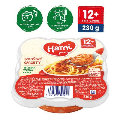 HAMI Malý Gurmán: Boloňské špagety (230 g)