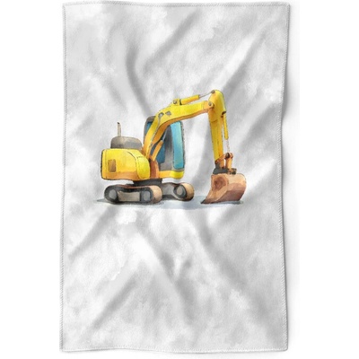 Takoy Detská deka Wellsoft fleece hrdina staveniska Oskar