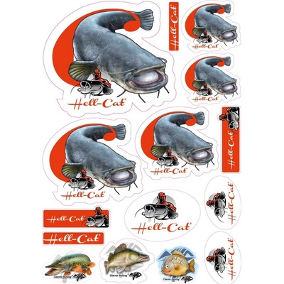 Hell-Cat Mix nálepek Sumec 15ks – Zboží Mobilmania