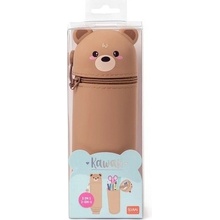 Legami Mäkké silikónové púzdro 2v1 Kawaii Teddy Bear