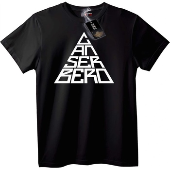 NOONEBRAND Тениска Ganserbero Геометрична - S, Black